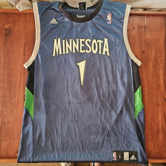 Vintage Signed Auto Minnesota Timberwolves Wesley Johnson NBA Basketball Jersey - Picture 4 of 7